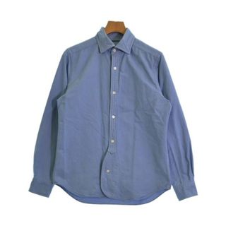 ナイジェルケーボン(Nigel Cabourn)のNIGEL CABOURN カジュアルシャツ 48(L位) 青 【古着】【中古】(シャツ)