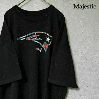 Majestic マジェスティック Tシャツ PATRIOTS アメフト 2XL