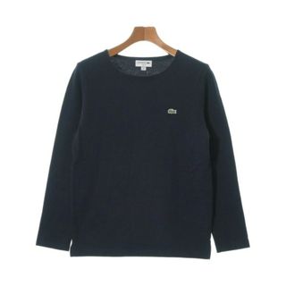 ラコステ(LACOSTE)のLACOSTE ラコステ Tシャツ・カットソー 3(M位) 紺 【古着】【中古】(Tシャツ/カットソー(半袖/袖なし))