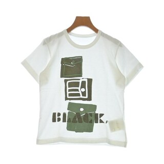 ブラックコムデギャルソン(BLACK COMME des GARCONS)のBLACK COMME des GARCONS Tシャツ・カットソー XS 白 【古着】【中古】(カットソー(半袖/袖なし))