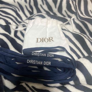 Christian Dior 正規 靴紐 ロゴ 保存袋付き ディオール