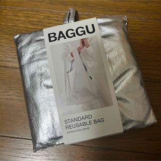 BAGGU STANDARD エコバック　バグー　メタリック　シルバー　銀(エコバッグ)