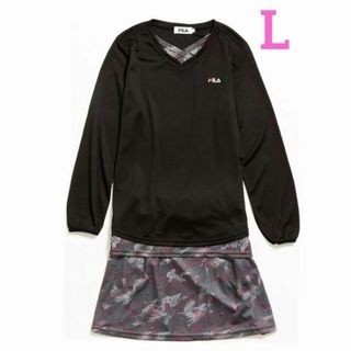 ◆FILA◆ セットアップチュニック　カモフラージュ　L