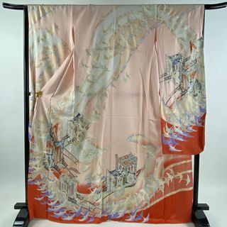 振袖 身丈167cm 裄丈66cm 正絹 秀品 【中古】(着物)