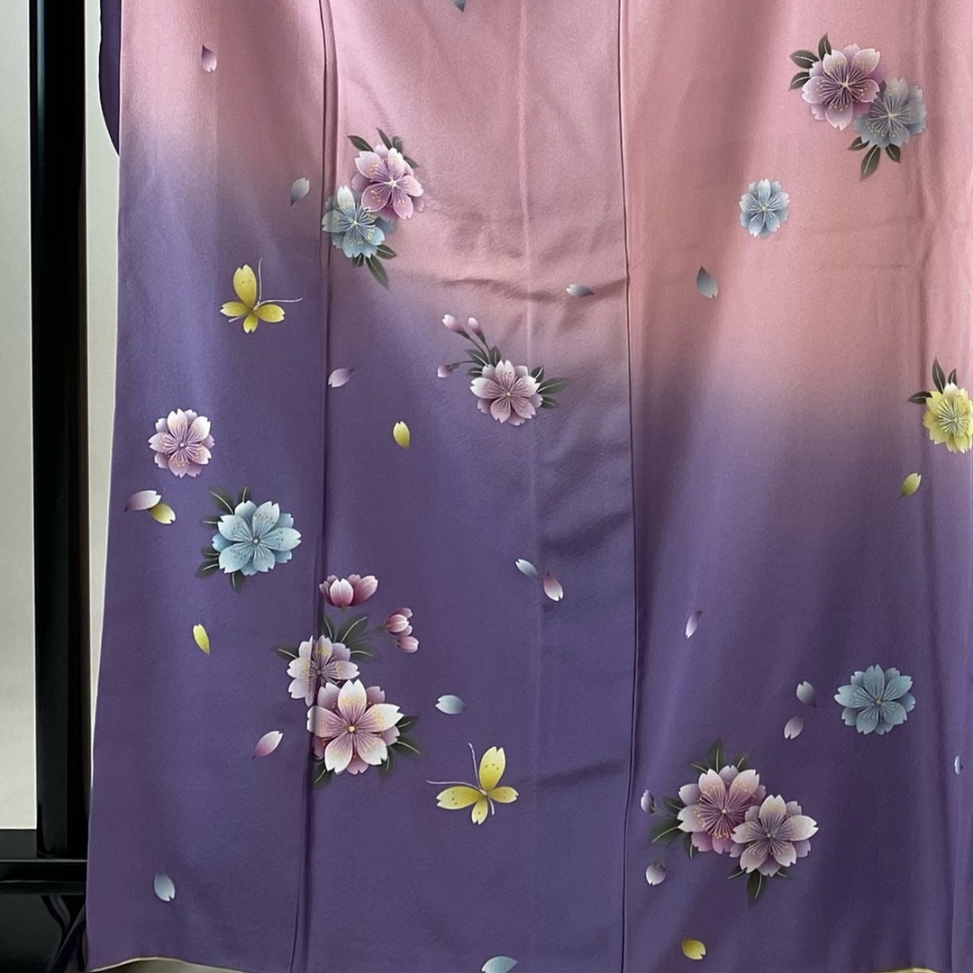 振袖 身丈167cm 裄丈65.5cm 正絹 秀品 【中古】 レディースの水着/浴衣(着物)の商品写真