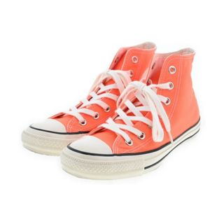 コンバース(CONVERSE)のCONVERSE コンバース スニーカー 23.5cm 蛍光オレンジ 【古着】【中古】(スニーカー)