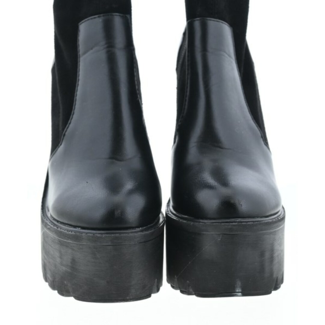 PUBLIC DESIRE ブーツ EU37(23.5cm位) 黒 【古着】【中古】 レディースの靴/シューズ(ブーツ)の商品写真