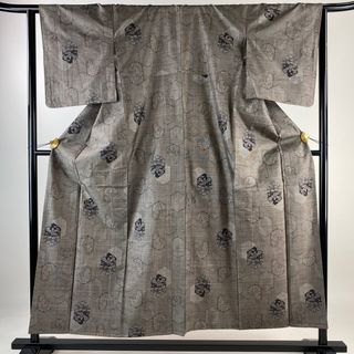 紬 身丈155cm 裄丈63cm 正絹 美品 秀品 【中古】(着物)