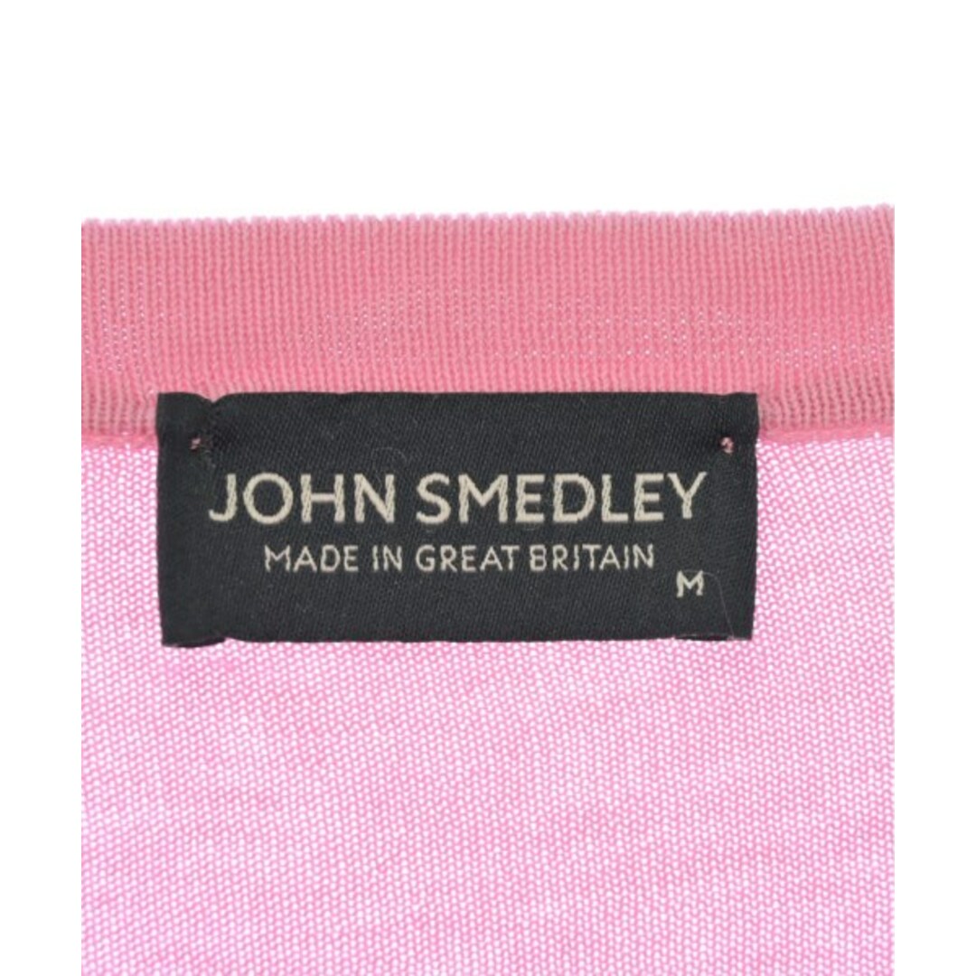 JOHN SMEDLEY(ジョンスメドレー)のJOHN SMEDLEY ジョンスメドレー カーディガン M ピンク 【古着】【中古】 レディースのトップス(カーディガン)の商品写真