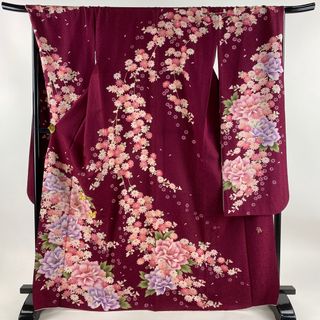 振袖 身丈167cm 裄丈70.5cm 正絹 美品 名品 【中古】(着物)