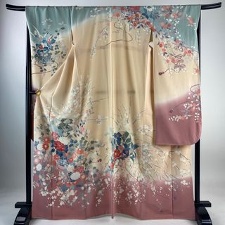 振袖 身丈167.5cm 裄丈69.5cm 正絹 美品 名品 【中古】(着物)