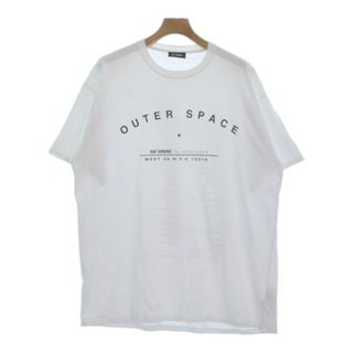 ラフシモンズ(RAF SIMONS)のRAF SIMONS ラフシモンズ Tシャツ・カットソー L 白 【古着】【中古】(Tシャツ/カットソー(半袖/袖なし))