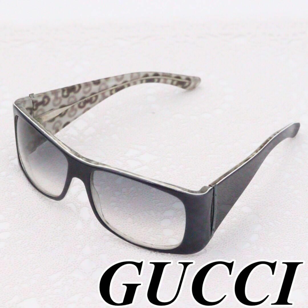 Gucci(グッチ)のGUCCI（グッチ）サングラス　ホースビット　総柄　スクエア レディースのファッション小物(サングラス/メガネ)の商品写真