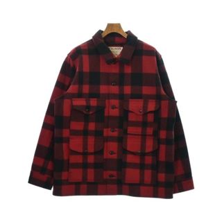 FILSON フィルソン ブルゾン（その他） XL 赤x黒(チェック) 【古着】【中古】