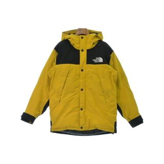 THE NORTH FACE ダウンジャケット/ダウンベスト M 黄x黒 【古着】【中古】(ダウンジャケット)