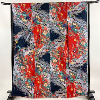 振袖 身丈165cm 裄丈64.5cm 正絹 美品 名品 【中古】(着物)