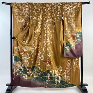 振袖 身丈162.5cm 裄丈66cm 正絹 美品 名品 【中古】(着物)