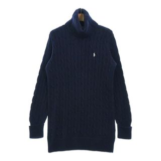 ポロラルフローレン(POLO RALPH LAUREN)のPolo Ralph Lauren ポロラルフローレン ワンピース M 紺 【古着】【中古】(ひざ丈ワンピース)