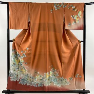 訪問着 身丈156cm 裄丈65cm 正絹 美品 名品 【中古】(着物)