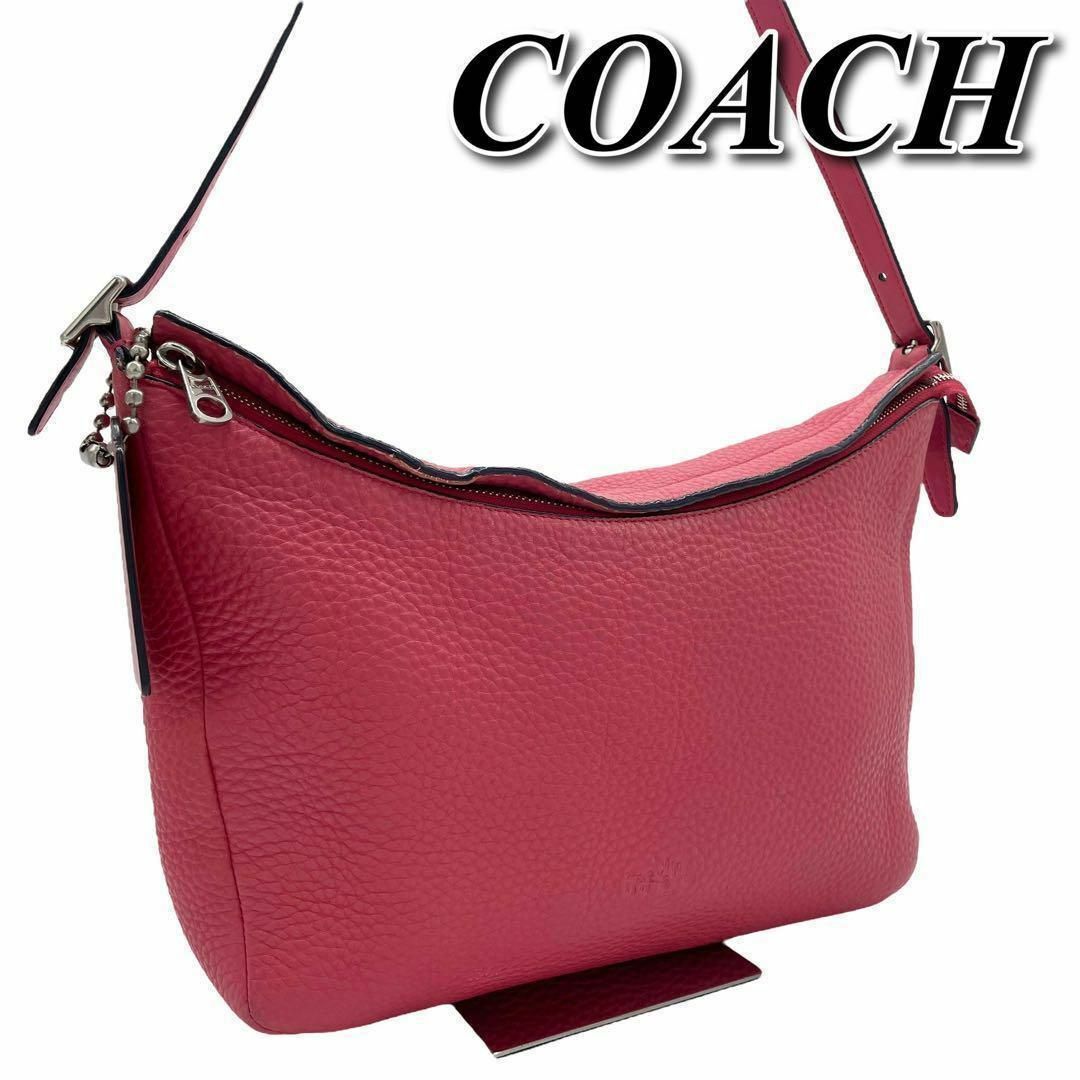 COACH - COACH(コーチ)ショルダーバッグ ピンクの通販 by COACH - COACH(コーチ)ショルダーバッグ ピンクの通販 by