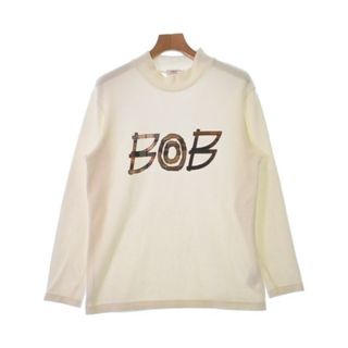 BOB ボブ スウェット L 白 【古着】【中古】(スウェット)