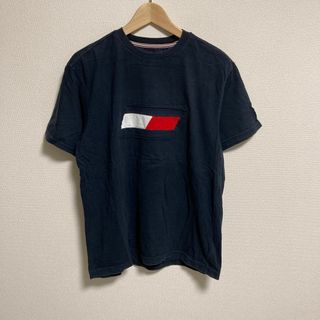 TOMMY HILFIGER トミーヒルフィガー　Tシャツ ブラック　黒　L