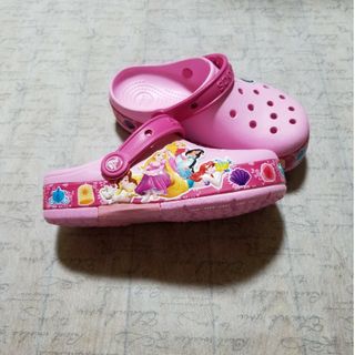 crocs - プリンセス光るクロックス　ディズニーサンダル　20cm