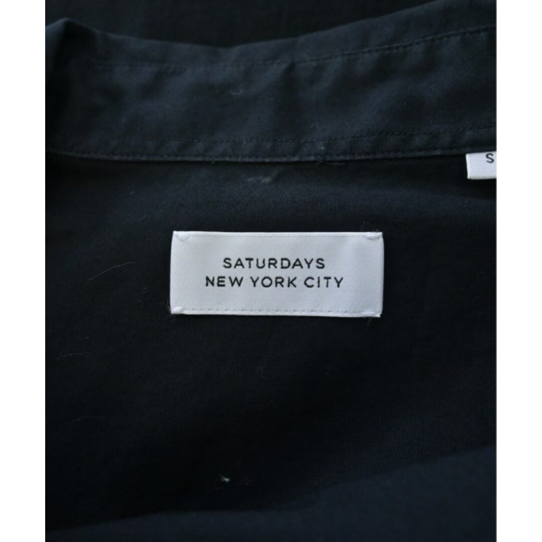 SATURDAYS NEW YORK CITY カジュアルシャツ S 黒 【古着】【中古】 メンズのトップス(シャツ)の商品写真