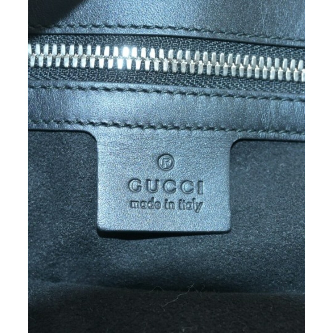 Gucci(グッチ)のGUCCI グッチ トートバッグ - 黒xベージュxカーキ等(総柄) 【古着】【中古】 レディースのバッグ(トートバッグ)の商品写真