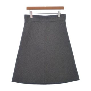 Jil Sander - JIL SANDER ジルサンダー ひざ丈スカート 38(S位) グレー 【古着】【中古】