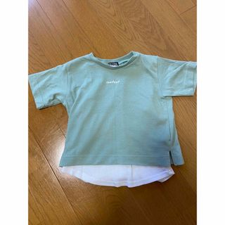 半袖　タンクトップ　セット売り　重ね着風(Tシャツ/カットソー)