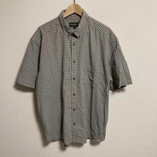 エディーバウアー(Eddie Bauer)のeddie bauer エディーバウアー　シャツ　バンブー　半袖　チェック　XL(Tシャツ/カットソー(半袖/袖なし))