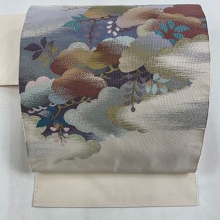 名古屋帯 美品 秀品 正絹 【中古】(帯)