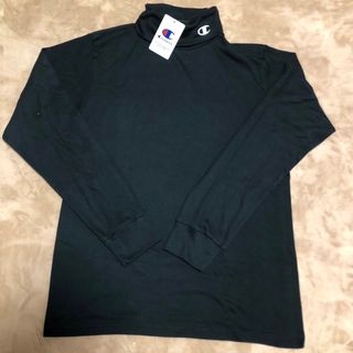 Champion - 新品 Champion チャンピオン メンズ ハイネック 長袖 ロンT 黒 L