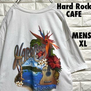 ハードロックカフェ(Hard Rock CAFE)のハードロックカフェ　ホノルル　半袖Tシャツ　メンズXLサイズ(Tシャツ/カットソー(半袖/袖なし))