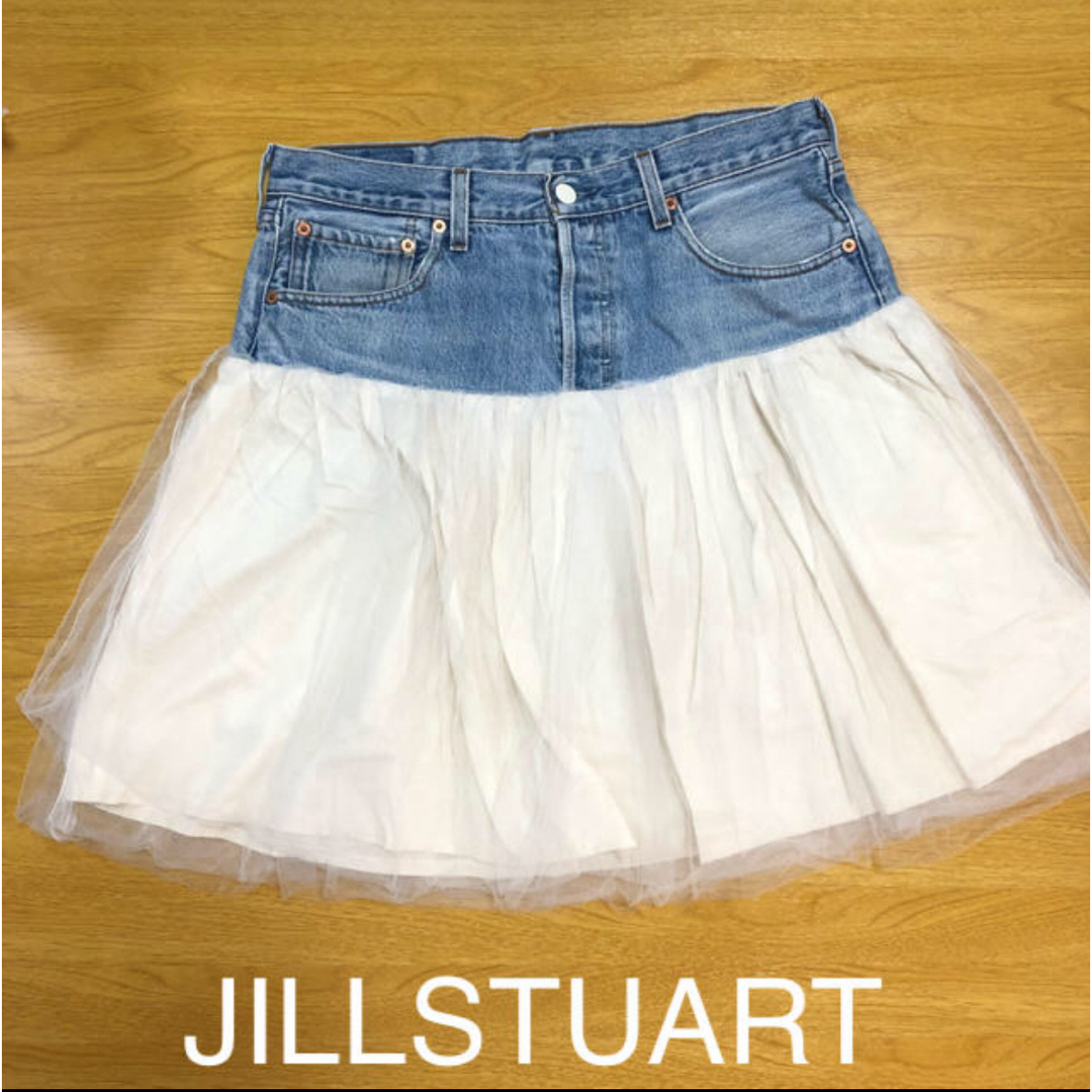 JILLSTUART(ジルスチュアート)のJILLSTUARTヴィンテージ風ミニスカート レディースのスカート(ミニスカート)の商品写真