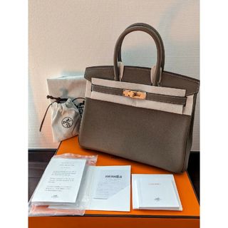 Hermes - 新品！B k30エトゥープ・トゴ・ローズゴールド金具☆付属品あり！　バーキン　ケ