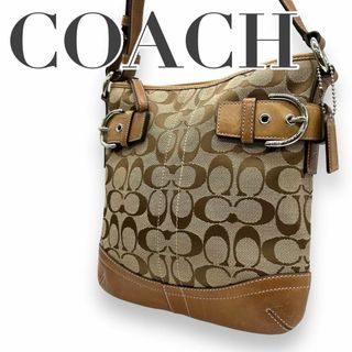 コーチ(COACH)のCOACH コーチ　s85　斜め掛け　6740　シグネチャー　ショルダーバッグ(ショルダーバッグ)