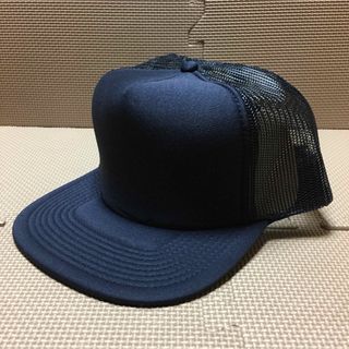 オットーキャップ(OTTO CAP)の新品 OTTO フラットバイザーメッシュキャップのネイビー 紺(キャップ)