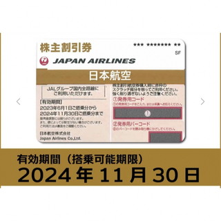 コード連絡　日本航空株主優待チケット　50%割引券　2枚セット(その他)