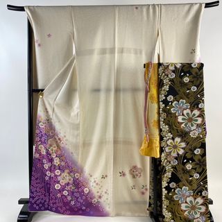 振袖 身丈166cm 裄丈70cm 正絹 秀品 【中古】(着物)