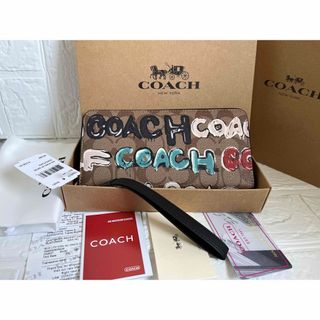 コーチ(COACH)のCOACH  長財布　surf &mint  新色　新品(財布)