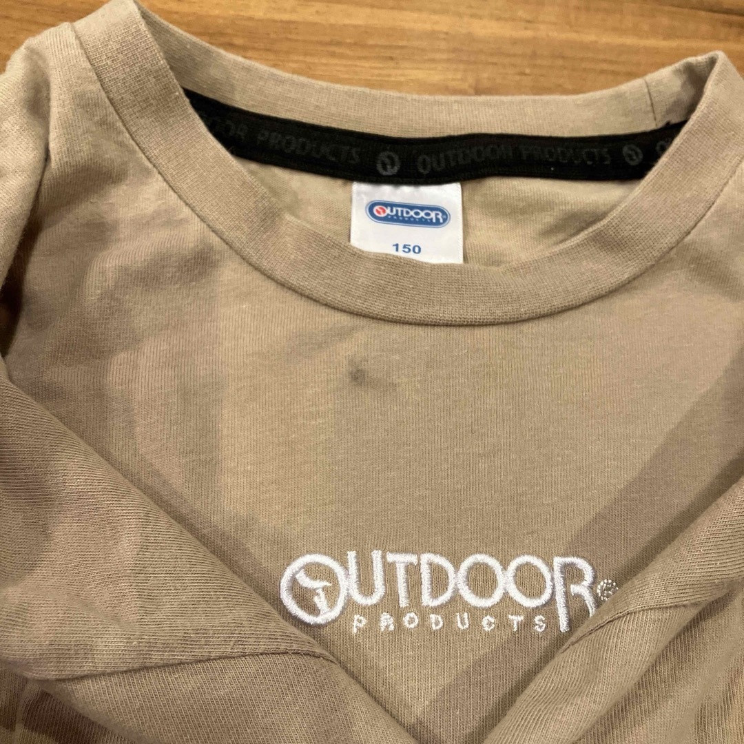 OUTDOOR PRODUCTS(アウトドアプロダクツ)のOUTDOOR ベージュロンT 150 キッズ/ベビー/マタニティのキッズ服男の子用(90cm~)(Tシャツ/カットソー)の商品写真