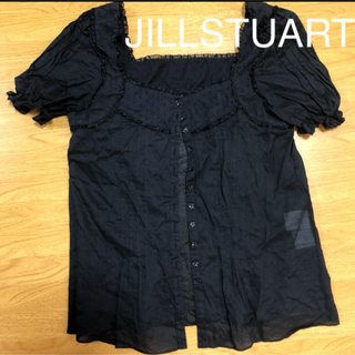 ジルスチュアート(JILLSTUART)のJILLSTUART 黒レースブラウス(シャツ/ブラウス(半袖/袖なし))
