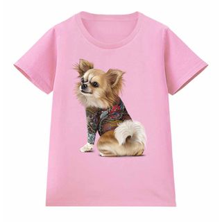 チワワ 犬 いぬ タトゥー 刺青 半袖 Tシャツ メンズ レディース キッズ(Tシャツ(半袖/袖なし))