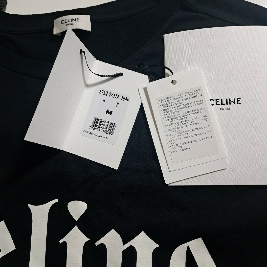 celine(セリーヌ)のタグ有　CELINE　セリーヌ　ゴシック　tシャツ メンズのトップス(Tシャツ/カットソー(半袖/袖なし))の商品写真