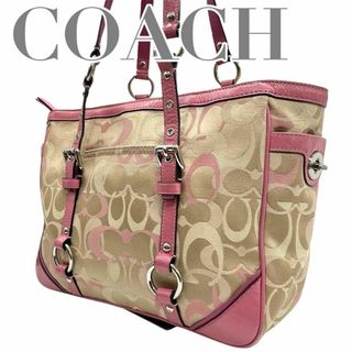 コーチ(COACH)のCOACH コーチ　s83　シグネチャー　f15669　キャンバス　トートバッグ(トートバッグ)