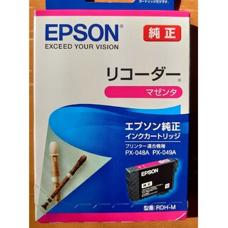 エプソン(EPSON)のエプソン 純正 インクカートリッジ リコーダー マゼンタ RDH-M(その他)