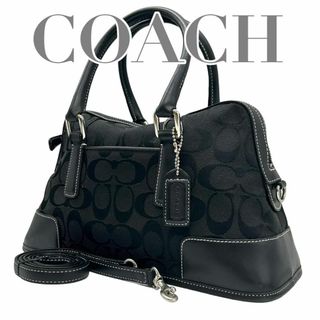 コーチ(COACH)のCOACH コーチ　s83 キャンバス 6047　レザー 2way　ハンドバッグ(ハンドバッグ)