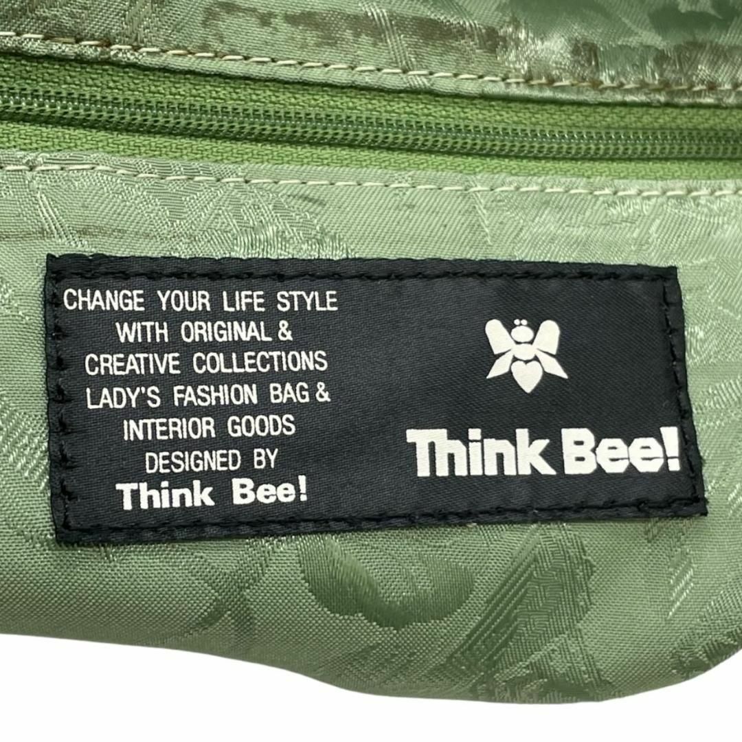 Think Bee!(シンクビー)の美品　Think Bee!! シンクビー　e8 花柄　ビーズ　刺繍　ハンドバッグ レディースのバッグ(ハンドバッグ)の商品写真
